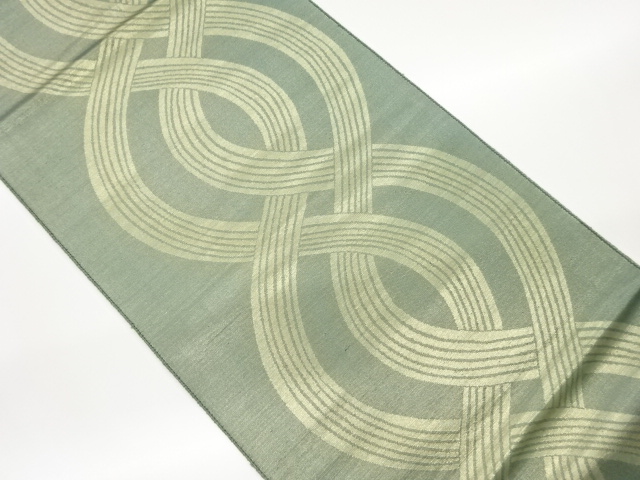 JAPANESE NAGOYA OBI / WOVEN WAVY STRIPE